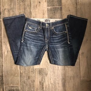 Men’s Buckle Black Jeans